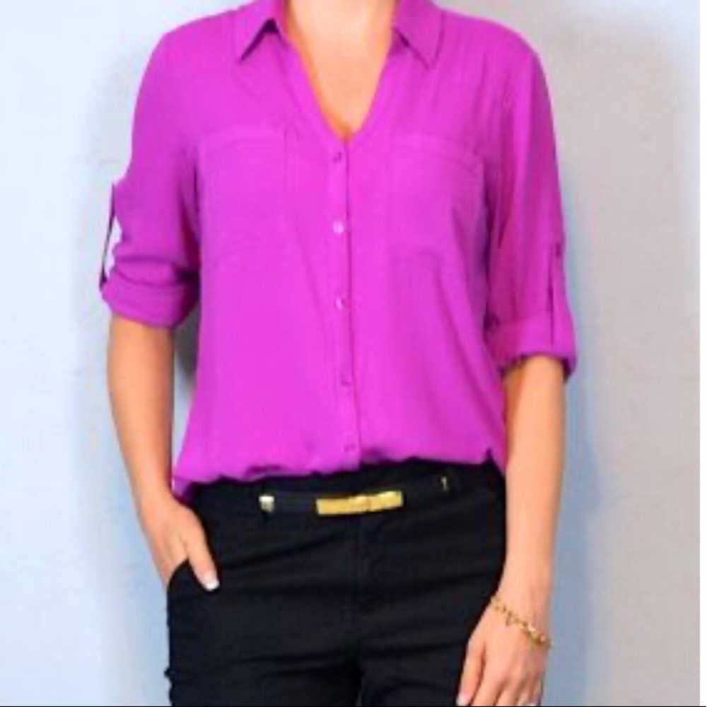 Express The Portofino Shirt Blouse Top